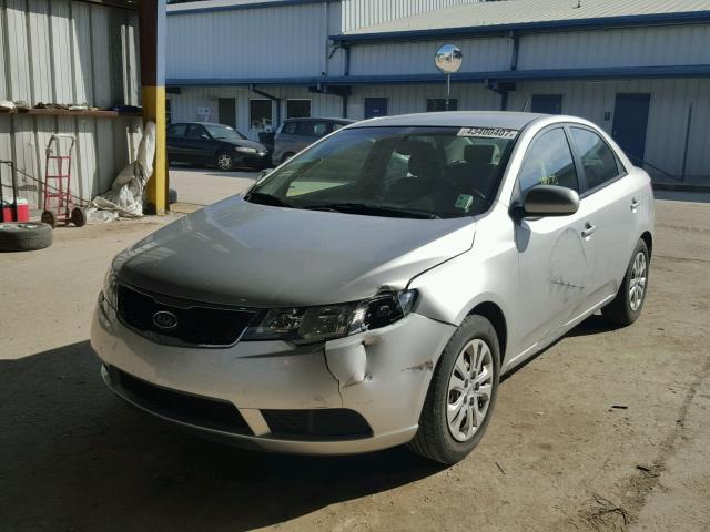 KNAFT4A20C5579617 - 2012 KIA FORTE LX SILVER photo 2