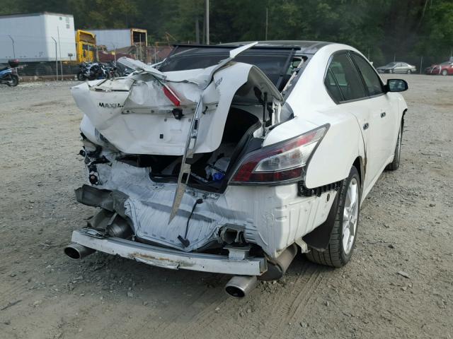 1N4AA5AP5CC834784 - 2012 NISSAN MAXIMA S WHITE photo 4