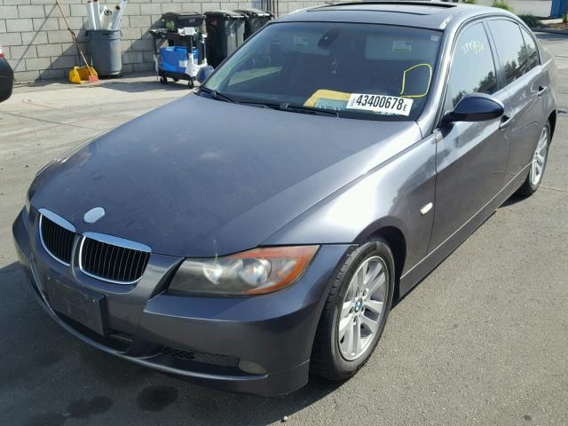 WBAVB17506NK34347 - 2006 BMW 325 I AUTO GRAY photo 2