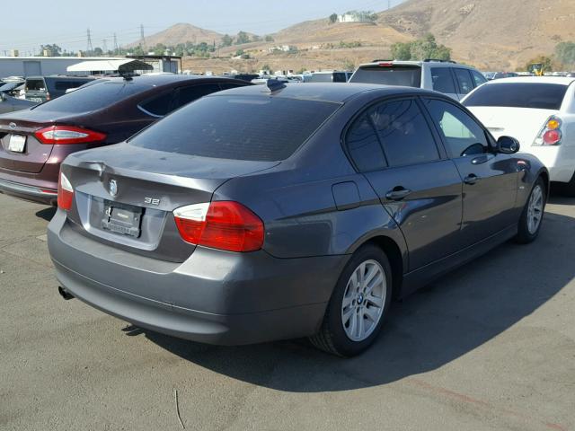 WBAVB17506NK34347 - 2006 BMW 325 I AUTO GRAY photo 4