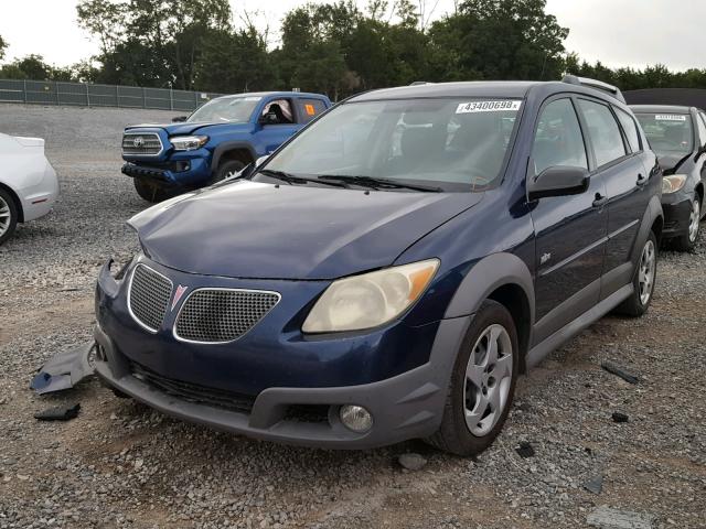 5Y2SL65826Z426066 - 2006 PONTIAC VIBE BLUE photo 2