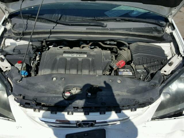 5FNRL38496B463157 - 2006 HONDA ODYSSEY EX WHITE photo 7
