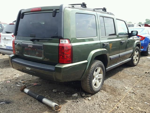 1J8HG48K86C328990 - 2006 JEEP COMMANDER GREEN photo 4