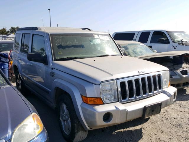 1J8HG48K67C586636 - 2007 JEEP COMMANDER WHITE photo 1
