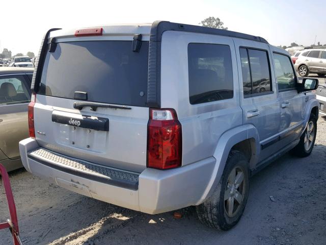 1J8HG48K67C586636 - 2007 JEEP COMMANDER WHITE photo 4