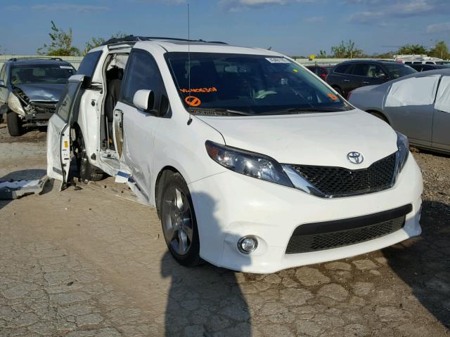 5TDXK3DC0ES406301 - 2014 TOYOTA SIENNA SPO WHITE photo 1