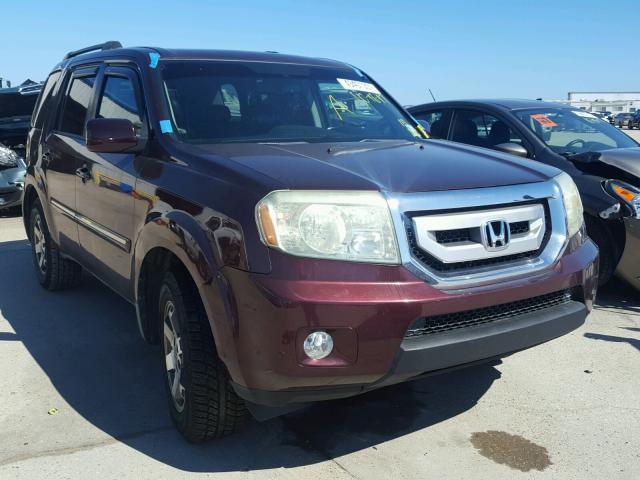 5FNYF38909B002349 - 2009 HONDA PILOT RED photo 1