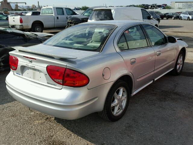 1G3NL52E31C163275 - 2001 OLDSMOBILE ALERO GL SILVER photo 4