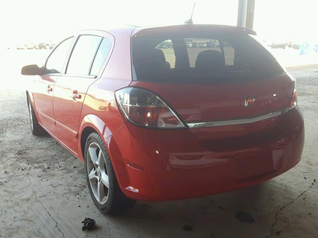 W08AT671685082076 - 2008 SATURN ASTRA XR RED photo 3