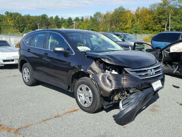 2HKRM4H35EH693076 - 2014 HONDA CR-V LX BLACK photo 1