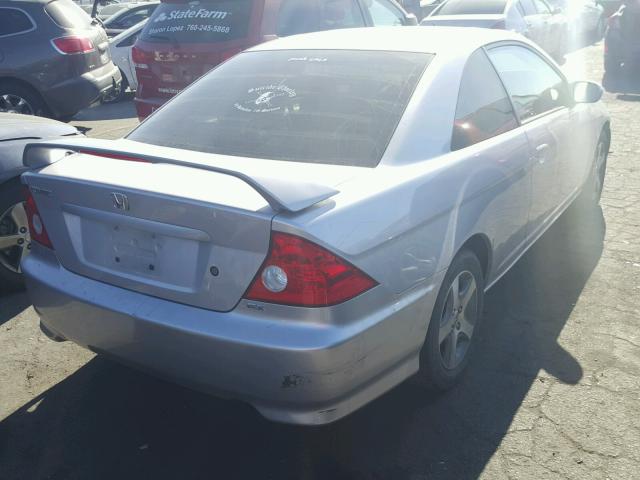 1HGEM22924L021729 - 2004 HONDA CIVIC EX ვერცხლისფერი ფოტო 4