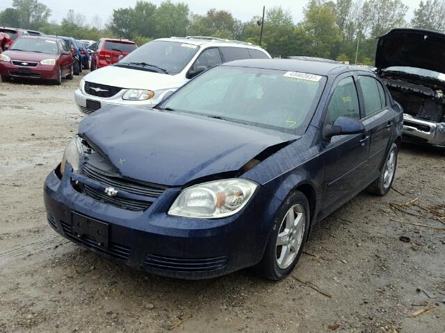 1G1AF5F53A7227526 - 2010 CHEVROLET COBALT BLUE photo 2