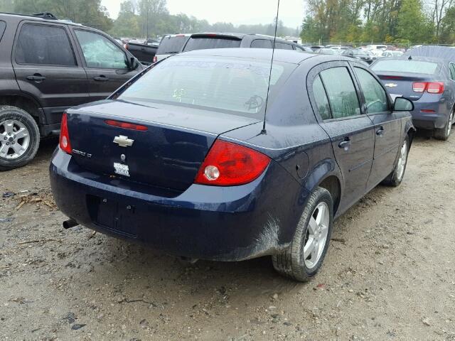 1G1AF5F53A7227526 - 2010 CHEVROLET COBALT BLUE photo 4