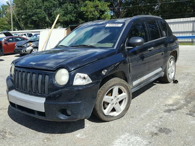 1J8FF57W47D144405 - 2007 JEEP COMPASS LI BLACK photo 2