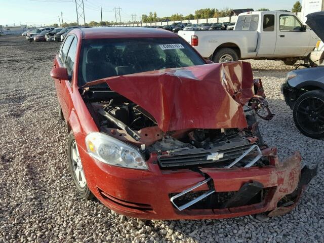 2G1WT58N789155511 - 2008 CHEVROLET IMPALA RED photo 1