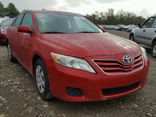 4T4BF3EK6AR047466 - 2010 TOYOTA CAMRY BASE RED photo 1