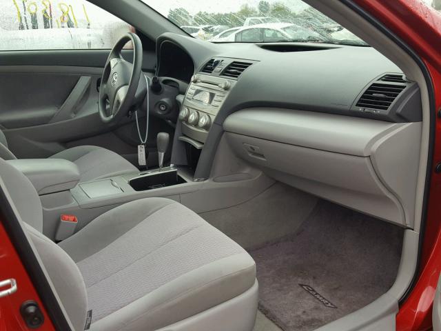 4T4BF3EK6AR047466 - 2010 TOYOTA CAMRY BASE RED photo 5