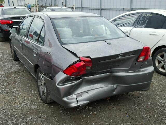 2HGES15814H910361 - 2004 HONDA CIVIC SI SILVER photo 3