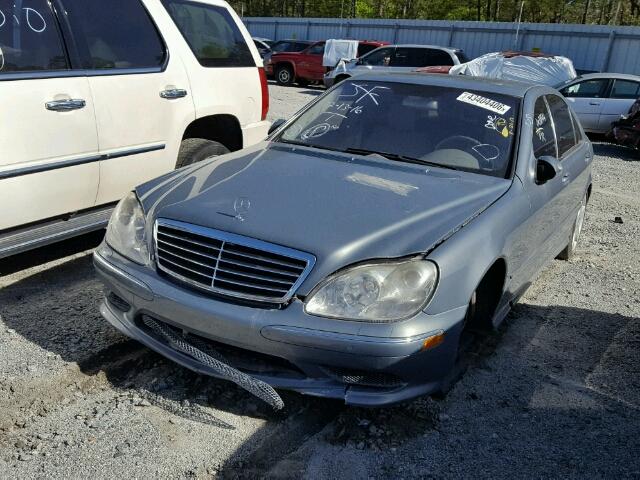 WDBNG70J75A448254 - 2005 MERCEDES-BENZ S430 GRAY photo 2
