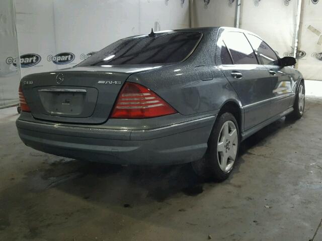 WDBNG70J75A448254 - 2005 MERCEDES-BENZ S430 GRAY photo 4