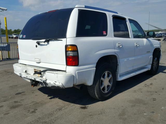 1GKEK63U14J216333 - 2004 GMC YUKON WHITE photo 4