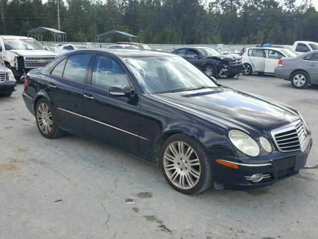 WDBUF56XX7B092930 - 2007 MERCEDES-BENZ E BLACK photo 1