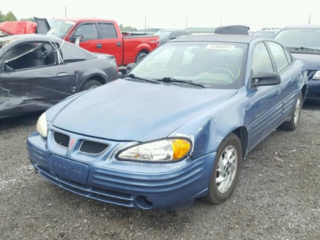 1G2NE52E9XM723074 - 1999 PONTIAC GRAND AM S ლურჯი ფოტო 2