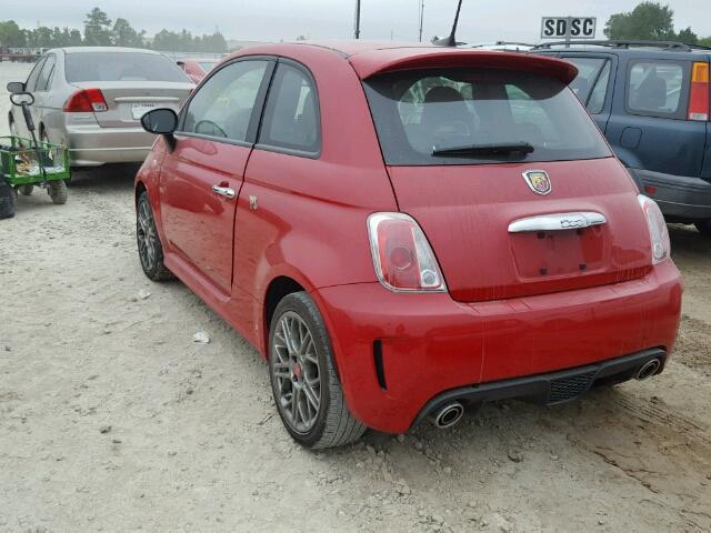 3C3CFFFH2GT170552 - 2016 FIAT 500 ABARTH RED photo 3