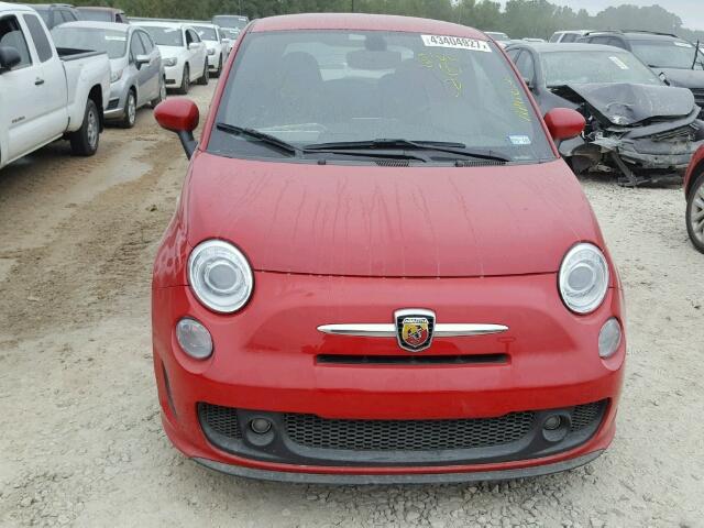 3C3CFFFH2GT170552 - 2016 FIAT 500 ABARTH RED photo 9