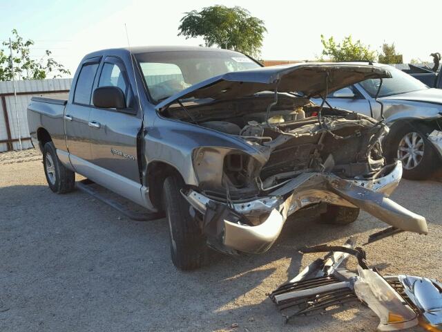 1D7HA18N86J161596 - 2006 DODGE RAM 1500 S GRAY photo 1