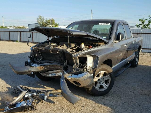 1D7HA18N86J161596 - 2006 DODGE RAM 1500 S GRAY photo 2