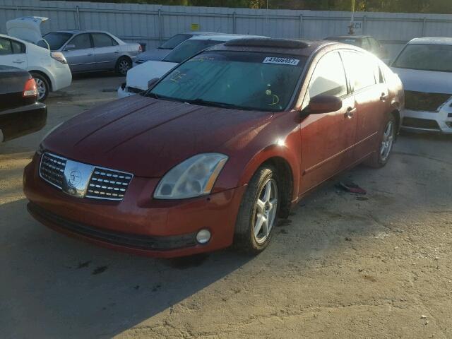 1N4BA41E25C840641 - 2005 NISSAN MAXIMA RED photo 2