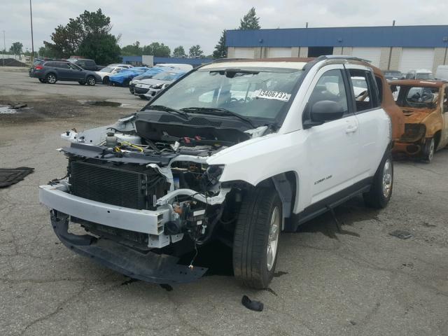 1C4NJCBA6FD104598 - 2015 JEEP COMPASS SP WHITE photo 2