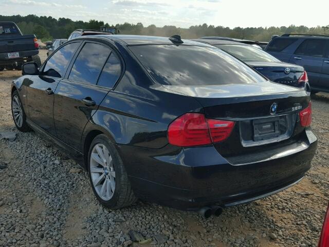 WBAPH7C51BE679805 - 2011 BMW 328 I BLACK photo 3