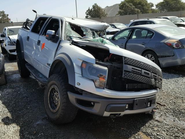 1FTFW1R62EFC51256 - 2014 FORD F150 SVT R SILVER photo 1