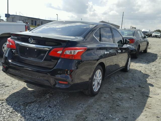 3N1AB7AP1HY249771 - 2017 NISSAN SENTRA S BLACK photo 4