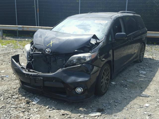 5TDXK3DC6BS074666 - 2011 TOYOTA SIENNA SPO BLACK photo 2