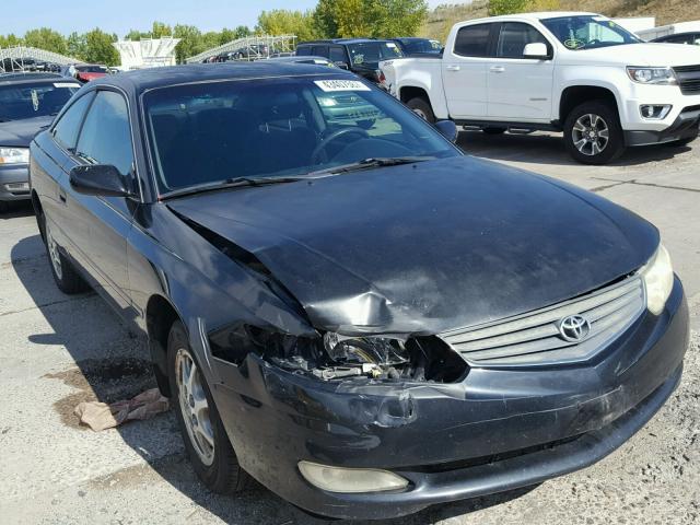 2T1CE22P82C007601 - 2002 TOYOTA CAMRY SOLA BLACK photo 1