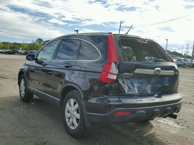 JHLRE48508C033058 - 2008 HONDA CR-V BLACK photo 3