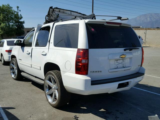 1GNFK23039R249632 - 2009 CHEVROLET TAHOE WHITE photo 3