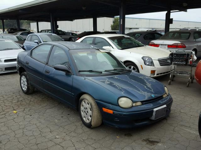 1B3ES47C7VD171840 - 1997 DODGE NEON HIGHL GREEN photo 1