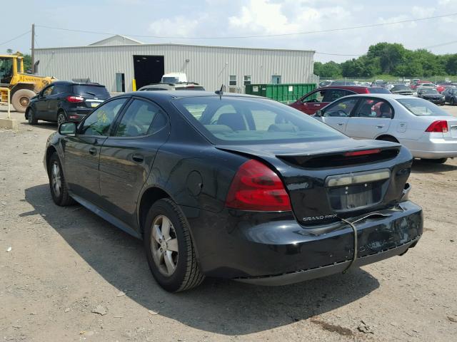 2G2WP552181108659 - 2008 PONTIAC GRAND PRIX BLACK photo 3