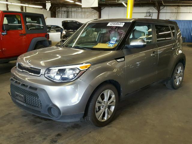 KNDJP3A57E7005805 - 2014 KIA SOUL + SILVER photo 2