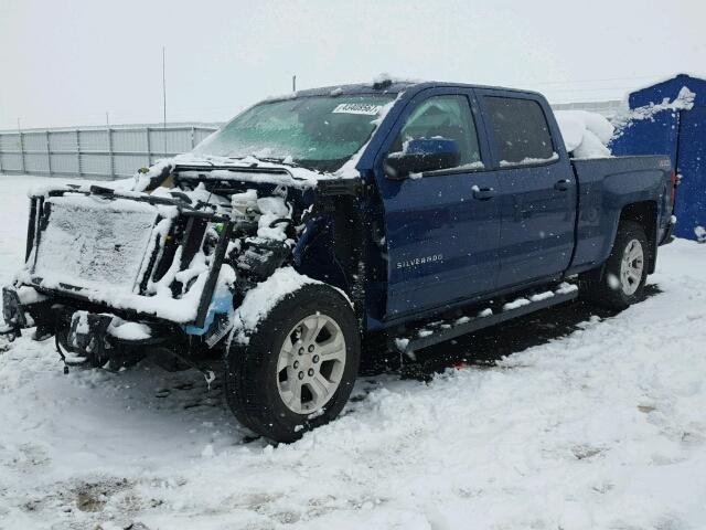 3GCUKREC8HG202451 - 2017 CHEVROLET SILVERADO BLUE photo 2