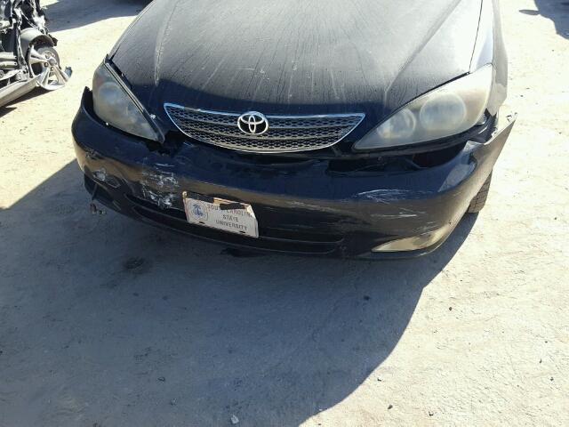 4T1BF32K92U003588 - 2002 TOYOTA CAMRY LE შავი ფოტო 9