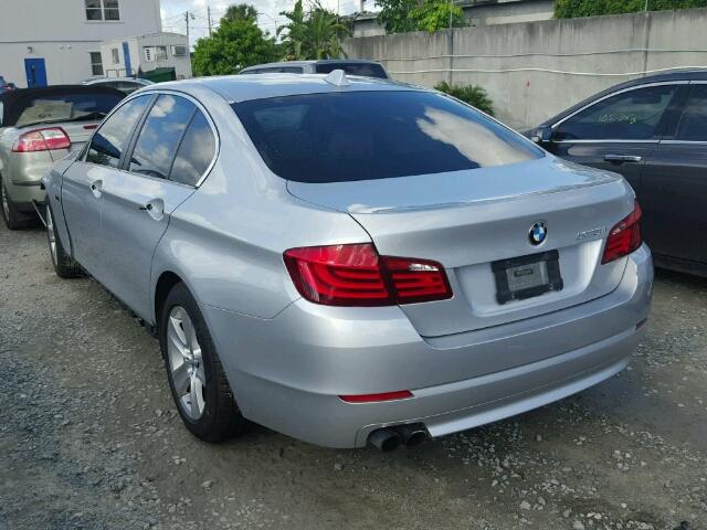 WBAXG5C58DD233828 - 2013 BMW 528 I GRAY photo 3