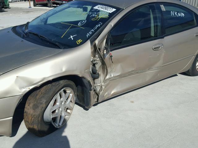 2B3HD46R14H605295 - 2004 DODGE INTREPID GOLD photo 10