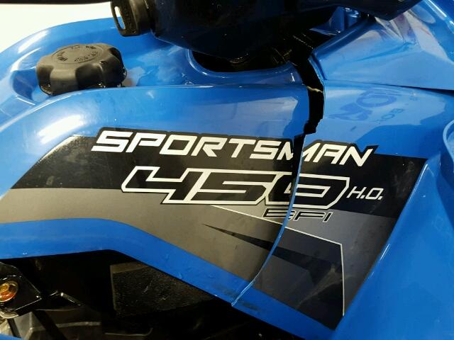 4XASEA501HA638697 - 2017 POLARIS SPORTSMAN BLUE photo 12