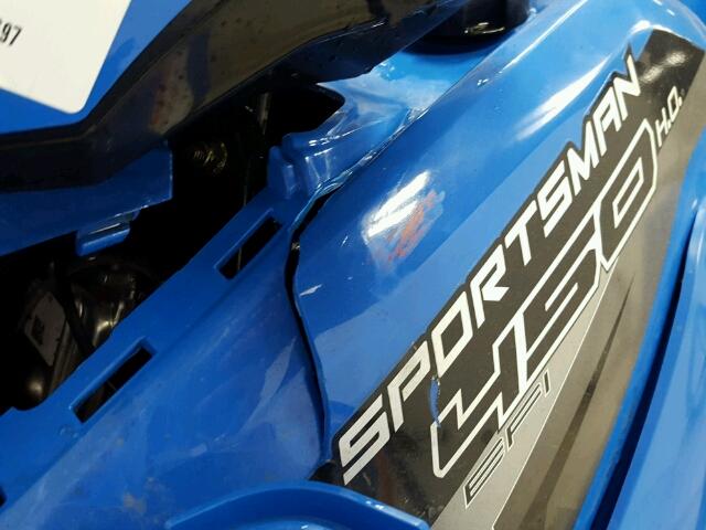 4XASEA501HA638697 - 2017 POLARIS SPORTSMAN 蓝色 照片 18