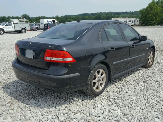 YS3FD49Y061146764 - 2006 SAAB 9-3 BASE BLACK photo 4